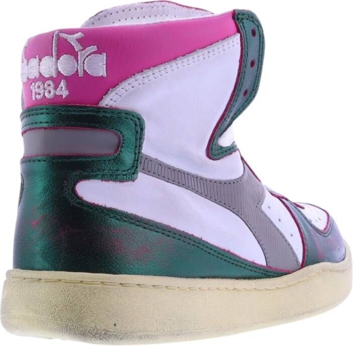 Diadora Metal Mix Gebruikte Sneakers Wit Dames