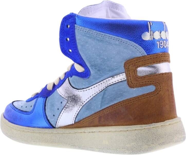 Diadora Mi Basket Metal Pigskin Used W Blauw Dames