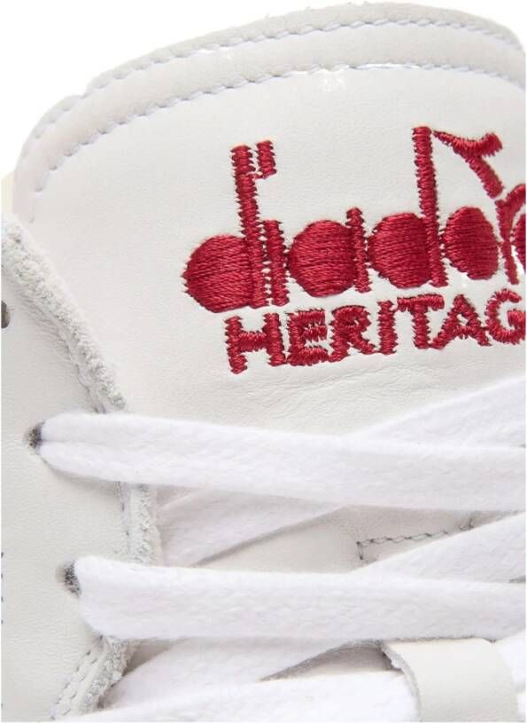 Diadora Mi Basket gebruikte sneakers met C7114 Wit Heren