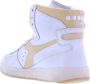 Diadora Sneakers Dames Hoge sneakers Damesschoenen Leer MI basket Blauw combi - Thumbnail 4