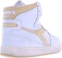 Diadora Sneakers Dames Hoge sneakers Damesschoenen Leer MI basket Blauw combi - Thumbnail 5