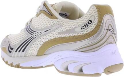 Diadora Mythos Propulsion Hardloopschoenen Beige Heren