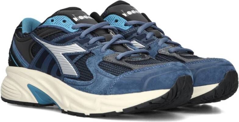 Diadora Mythos Star Dames Sneakers Blauw Suède