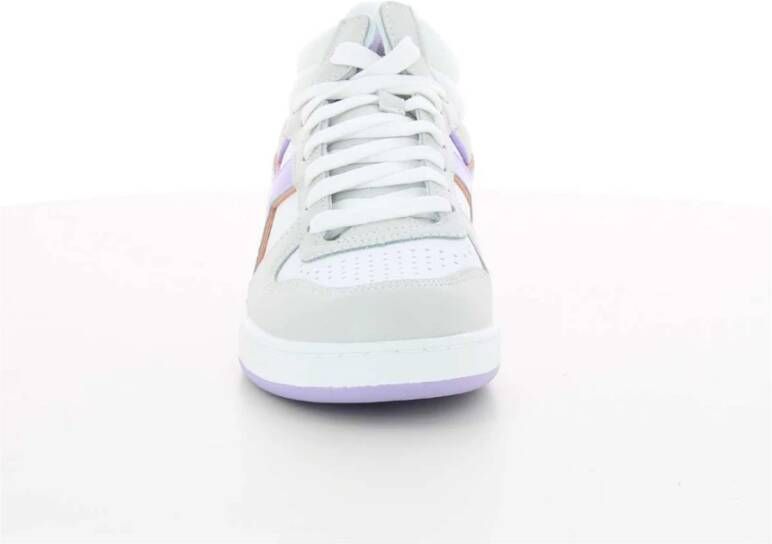 Diadora Paarse Magic Basket Sneakers White Dames