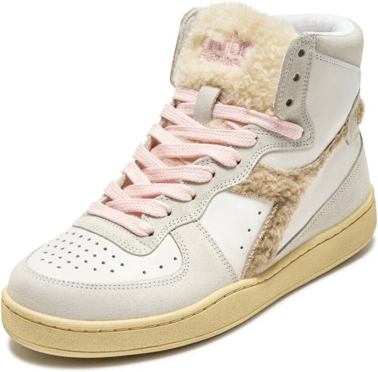 Diadora Premium Stone Wash Natural White Sneakers