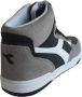 Diadora Raptor High SL Synthetisch Leren Sneakers Zwart - Thumbnail 2