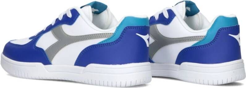 Diadora Raptor Low Gs Sneakers Wit Blauw Multicolor Heren