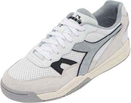 Diadora Retro-geïnspireerde Winner SL Sneaker Wit Heren