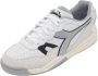 Diadora Sneaker in wit grijs suède en imitatieleer White Heren - Thumbnail 5