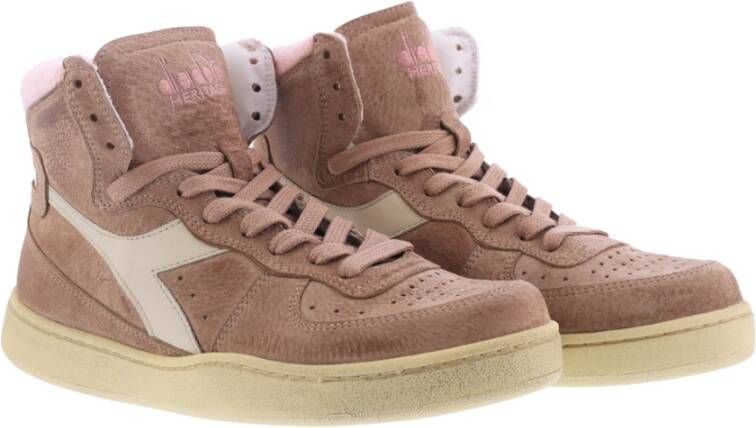Diadora Roze Basket Sneakers (tweedehands)