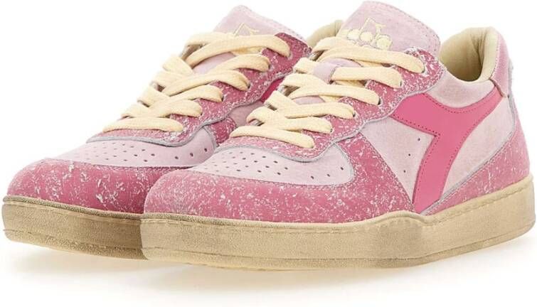 Diadora Roze Heritage Sneakers Pink Dames