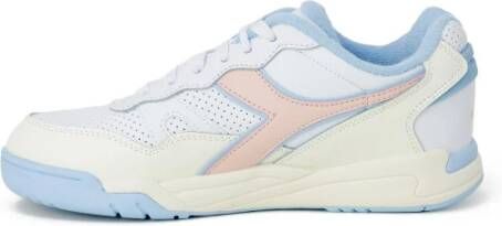 Diadora Roze Sneakers van Imitatieleer met Rubberen Zool Pink Dames