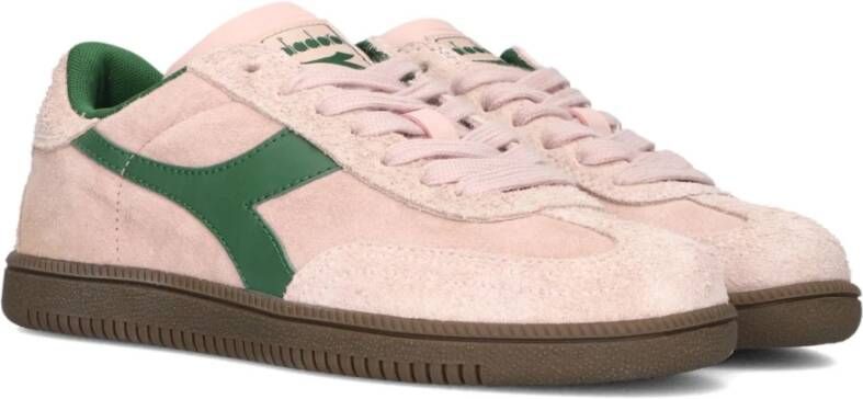 Diadora Roze Suède Dames Trainer Sneakers