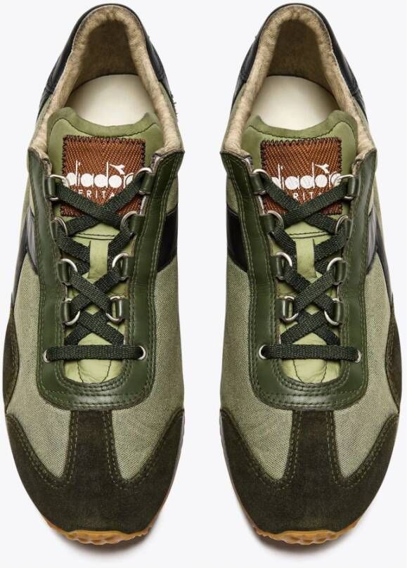 Diadora Salie Groene Sneakers Multicolor Heren