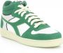 Diadora Magic Basket Demi Cut Hoge sneakers Leren Sneaker Heren Groen - Thumbnail 4