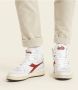Diadora Heritage Mi Basket Used White Garnet Sneakers hoge-sneakers - Thumbnail 9