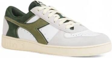 Diadora Sneaker Collectie: Leer en Stof Multicolor Heren