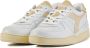 Diadora Sneakers Dames Lage sneakers Damesschoenen Leer Mi Basket Row Cut Beige - Thumbnail 2