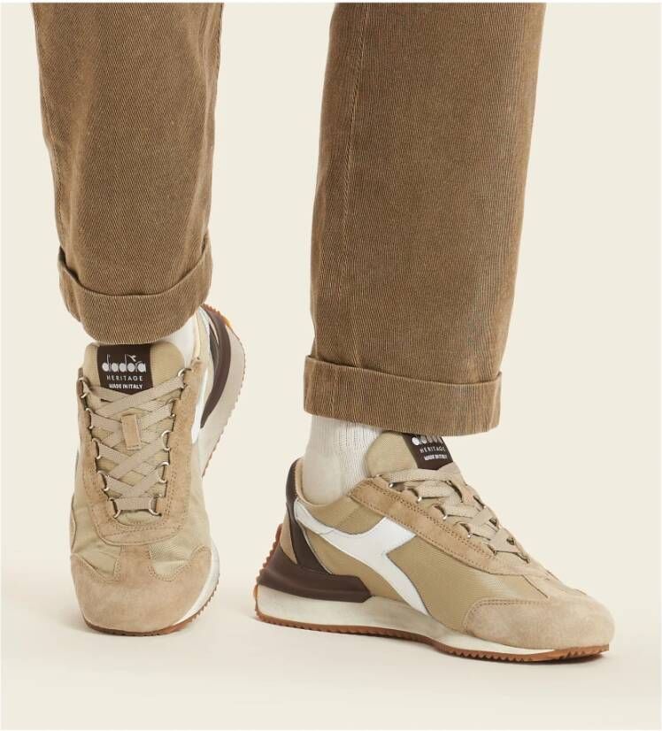 Diadora Italiaanse Heritage Sneakers Beige Safari-40 Beige Dames