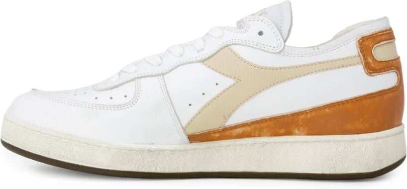 Diadora Basket Row Cut Sneakers Beige Heren