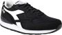 Diadora Zwarte Sportieve Vetersneakers Black Heren - Thumbnail 6