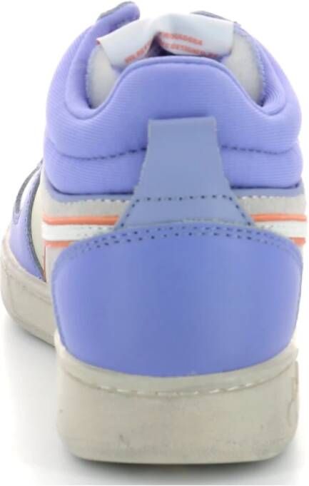 Diadora Magic Hoge Sneakers Blauw Dames