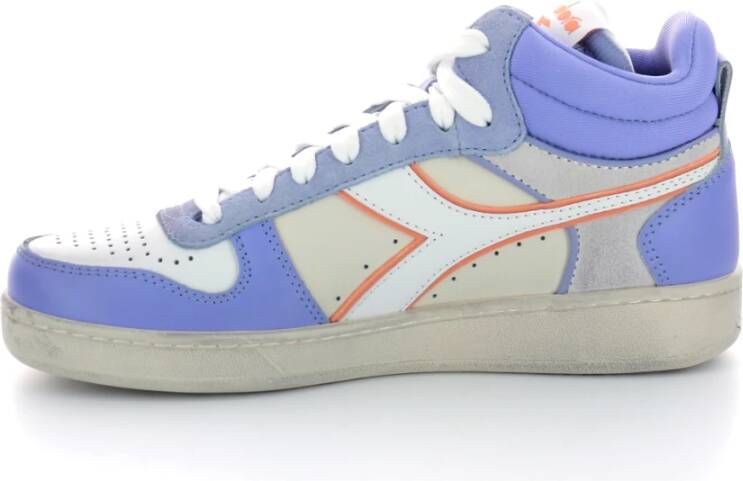 Diadora Magic Hoge Sneakers Blauw Dames