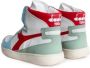 Diadora Sneakers Dames Lage sneakers Damesschoenen Leer MI basket Blauw combi - Thumbnail 14