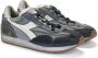 Diadora Premium Unisex Sneakers Equipe H Dirty Stone Wash Evo Blauw Heren - Thumbnail 15
