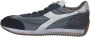 Diadora Premium Unisex Sneakers Equipe H Dirty Stone Wash Evo Blauw Heren - Thumbnail 5