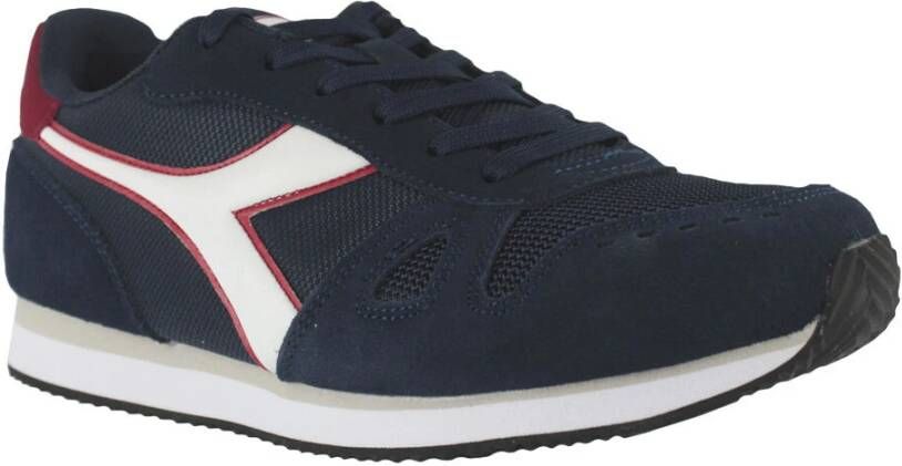 Diadora Simple Run Sneakers Sportief en stijlvol Blauw Heren