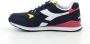 Diadora N.92 Gs Lage sneakers Jongens Kids Blauw - Thumbnail 7