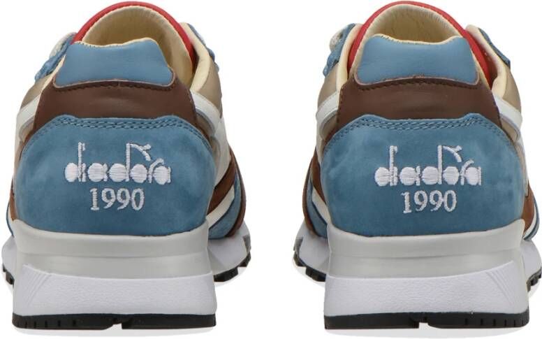 Diadora Italiaanse luxe sneaker voor heren Blauw Heren