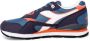 Diadora Leren Sneakers Stijlvol en Comfortabel Blauw Unisex - Thumbnail 2