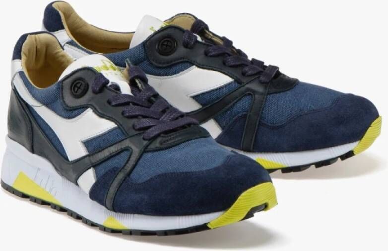 Diadora Blauw Demin N9000 H C SW Sneakers Blauw Heren