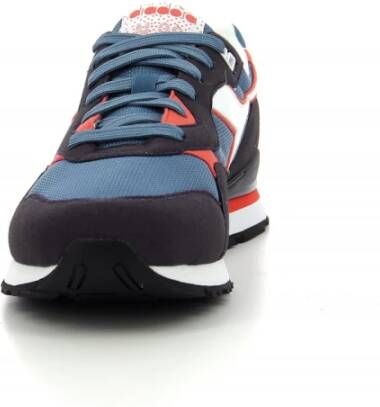 Diadora Leren Sneakers Stijlvol en Comfortabel Blauw Unisex