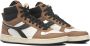 Retro Sneaker bruin Tinten Magic Basket Mid Earth Hoge sneakers Leren Sneaker Bruin - Thumbnail 7