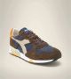 Diadora Sneakers Heren Lage sneakers Herenschoenen Suède Trident 90 ripsto Bruin combi - Thumbnail 10