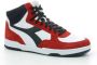 Diadora Raptor High Lederen Sneaker Red Heren - Thumbnail 2