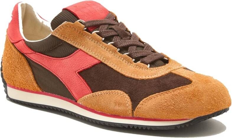 Diadora Heritage Equipe Italia Bruin Chestnut Sneaker Bruin Heren