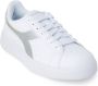 Diadora Zilveren Sneakers met Rubberen Zool White Dames - Thumbnail 2