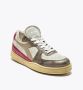 Diadora Metalen Varkenshuid Fuchsia Sneaker met Stone Wash Behandeling Roze Dames - Thumbnail 3