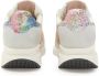 Diadora Sneakers Dames Lage sneakers Damesschoenen Canvas Venus iris dirty Glitter Wit combi - Thumbnail 3