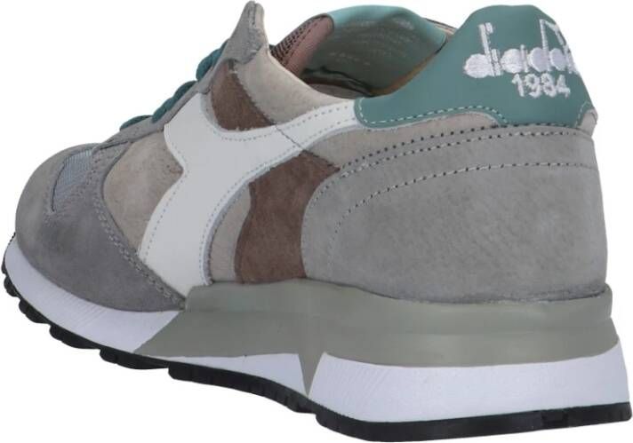 Diadora Grijze Suede Sneaker Heren Grijs Heren