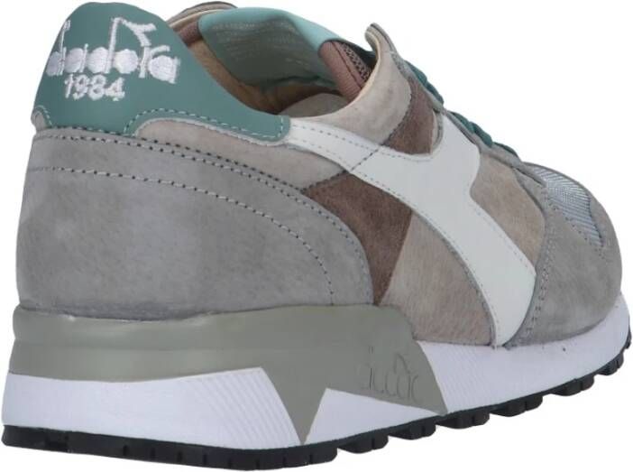 Diadora Grijze Suede Sneaker Heren Grijs Heren