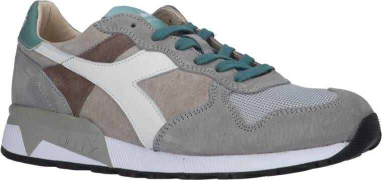 Diadora Grijze Suede Sneaker Heren Grijs Heren