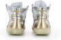 Diadora Sneakers Dames Hoge sneakers Damesschoenen Leer M basket metallic Goud - Thumbnail 14