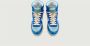 Diadora Mi Basket Metal Pigskin Used W Blauw Dames - Thumbnail 7