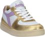 Diadora Sneakers Dames Lage sneakers Damesschoenen Leer Bask met dirty Lila combi - Thumbnail 8