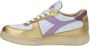 Diadora Sneakers Dames Lage sneakers Damesschoenen Leer Bask met dirty Lila combi - Thumbnail 10
